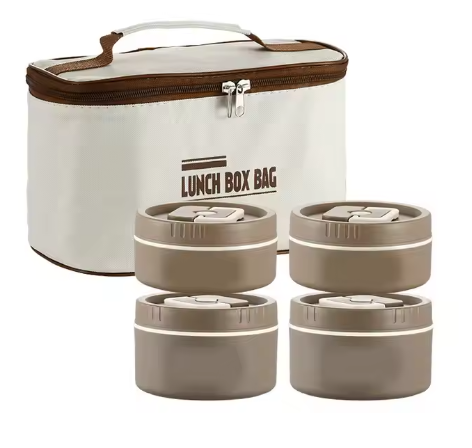 Portable insulated lunch box