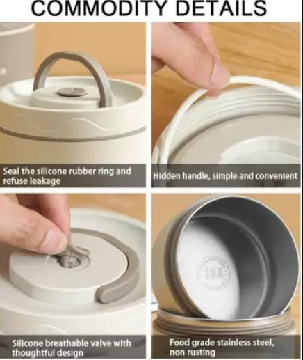 Portable insulated lunch box